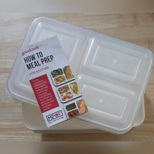 GoodCook Meal Prep Containers – 3 Compartment 💚 Reusable